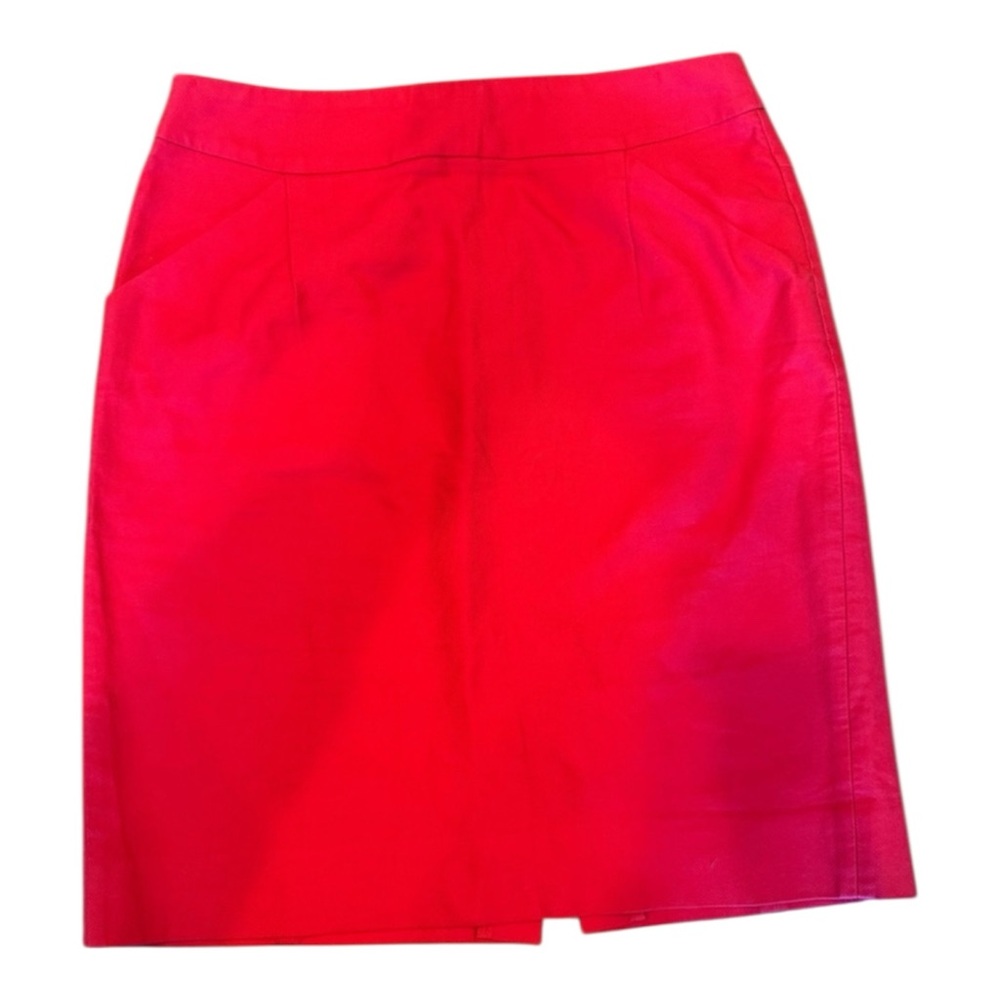 J Crew The Pencil Skirt in 100% Cotton Size 8